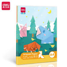 Deli A4 origami өнгийн цаас 100ш 83634