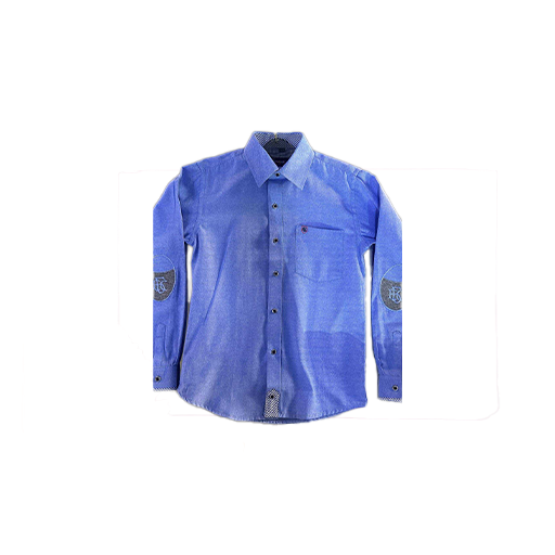 Сурагчийн цэнхэр цамц эрэгтэй ЕБС бичигтэй