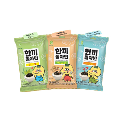 Binari seasoned seaweed almond walnut 10г*10 4041