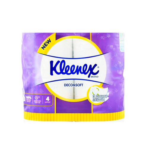 Kleenex deco 3 ш  цаасан угаадаг алчуур 35м