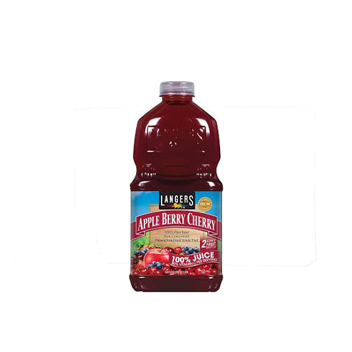 [51010280] Langers жүүс Apple,berry cherry,pomegranate  1.890L