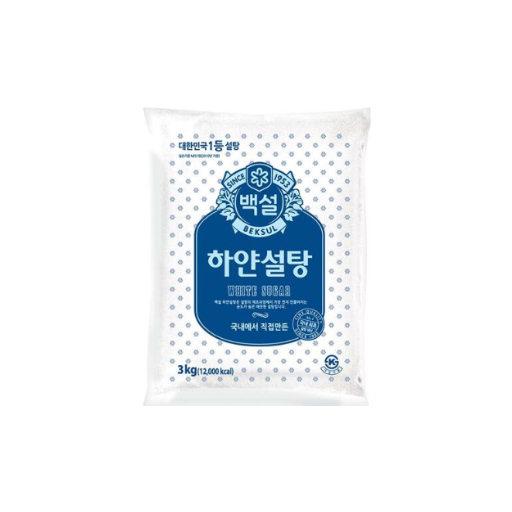 [55030036] CJ White sugar 3kg*6 80089
