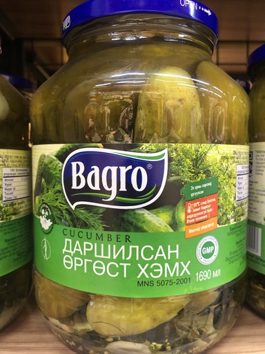 [56020052] bagro Бүхэл огурцы 1,690л