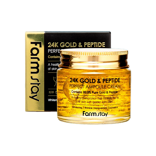 [30010408] Farmstay 24k gold&peptide perfect ampoule cream 80ml