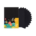 Deli black cardstock 20ш -74846