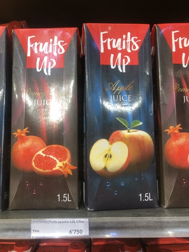 [51010465] Fruits up жүүс хайрцагтай 1,5L 1/8ш