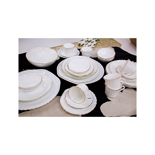 [11050698] Danny home gold line dinner set 40pcs шаазан аяга таваг ком BK40G