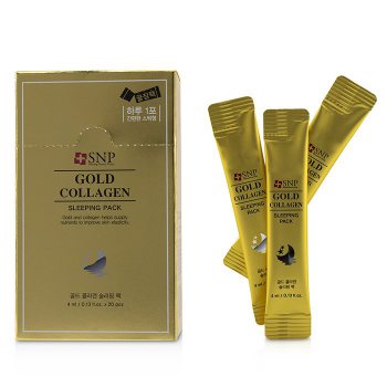 [30030237] SNP Gold collagen moisture sleeping pack 4ml