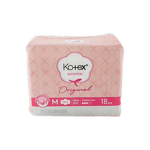 [25010025] Kotex good feel ultra slim m-24 см 18 ш